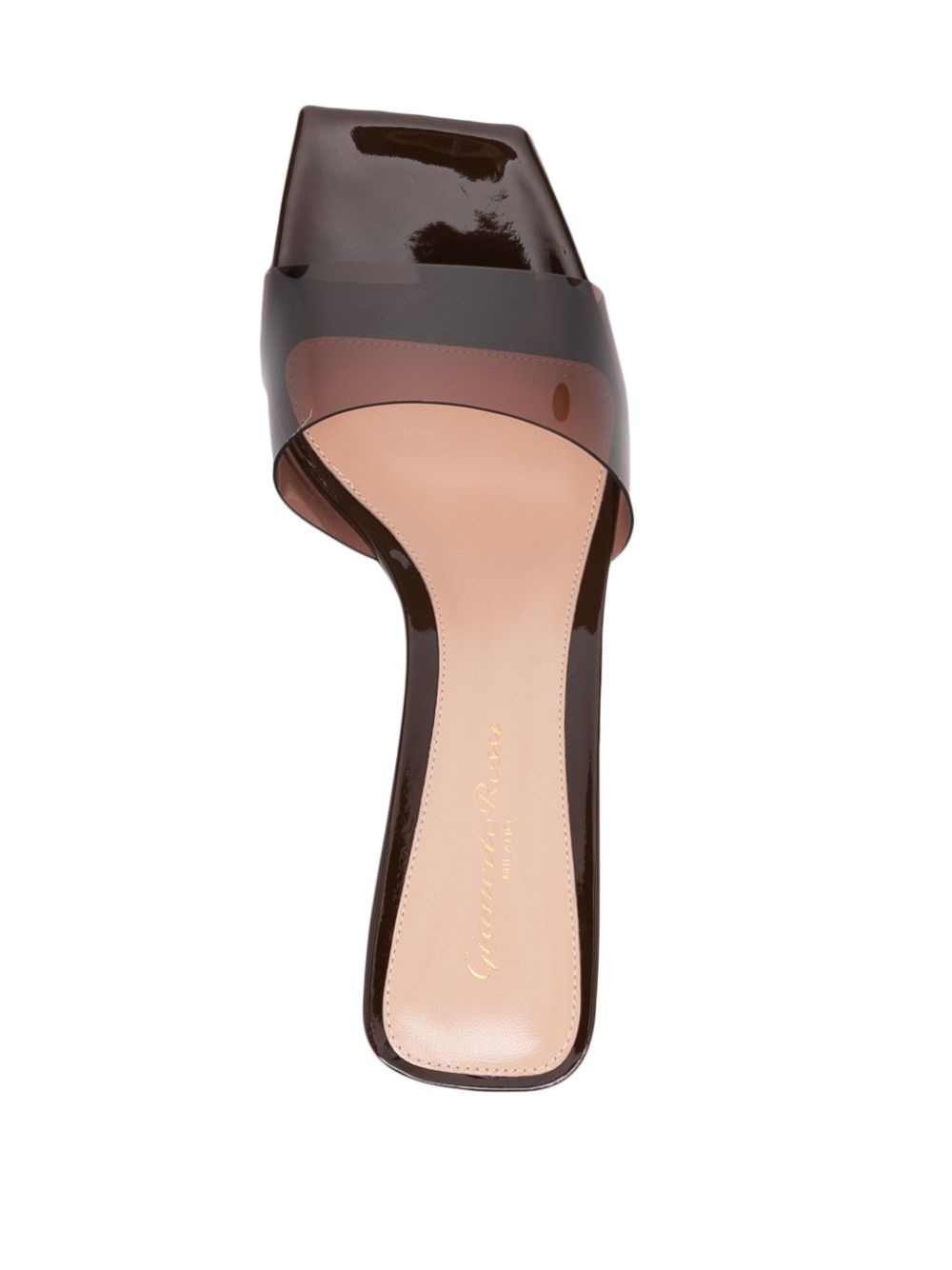 Cosmic patent leather heel mules - 2