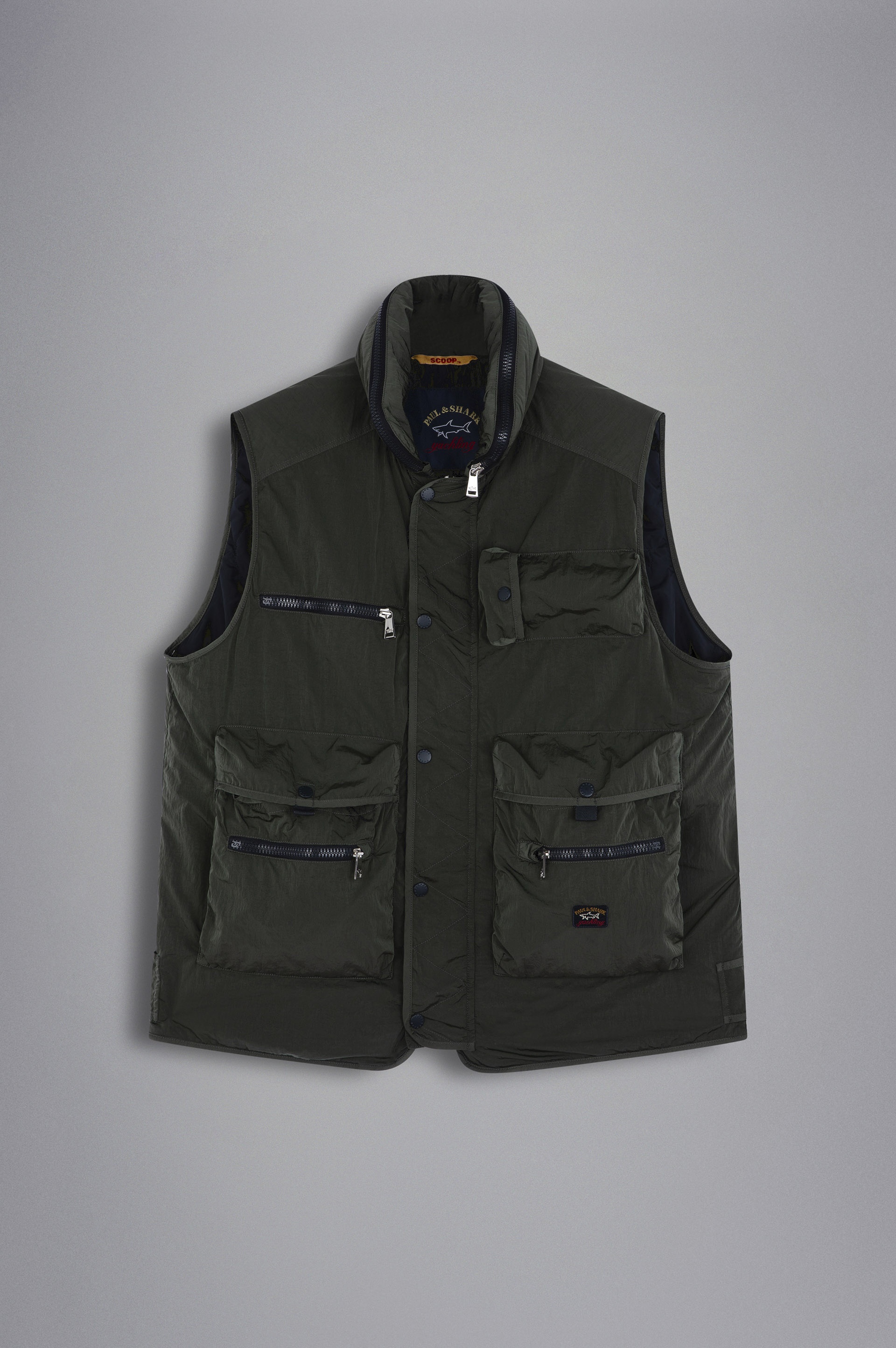 MULTI-POCKETS NYLON ECONYL® VEST - 1