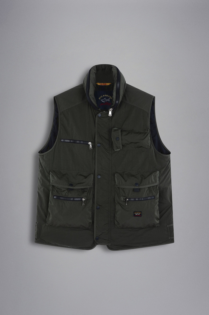MULTI-POCKETS NYLON ECONYL® VEST 1