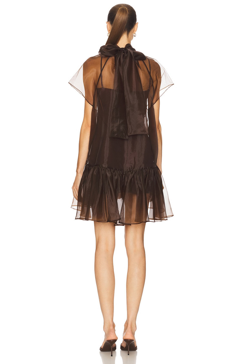SIMKHAI Beaux Tiered Mini Dress outlook