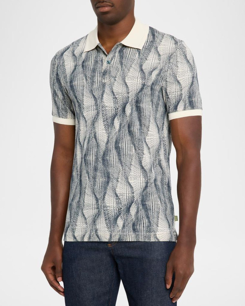 Men's Cotton Micro-Logo Classic Fit Polo Shirt 4