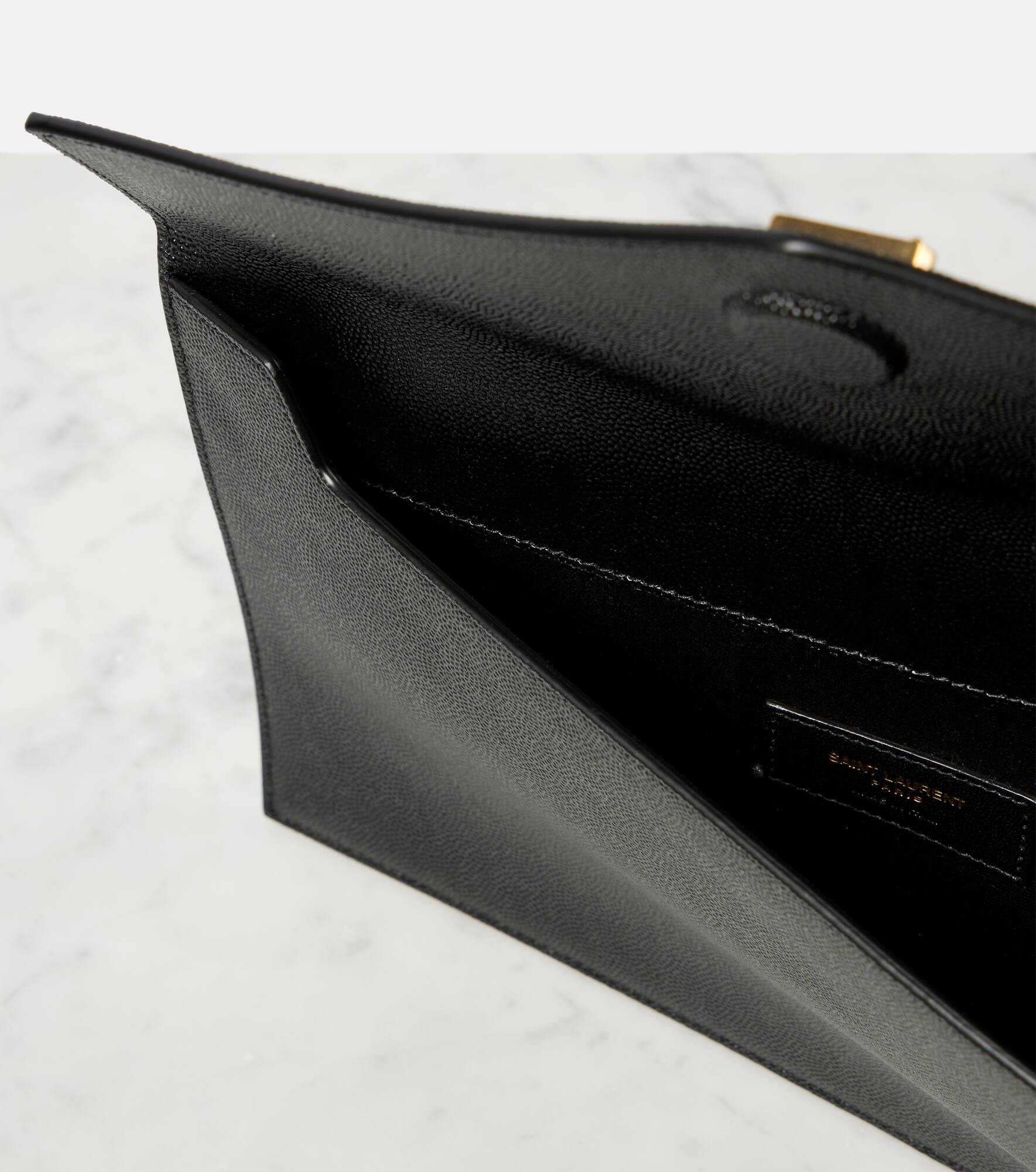 Uptown leather clutch - 3