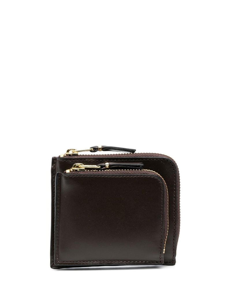zipped-pocket leather wallet 1