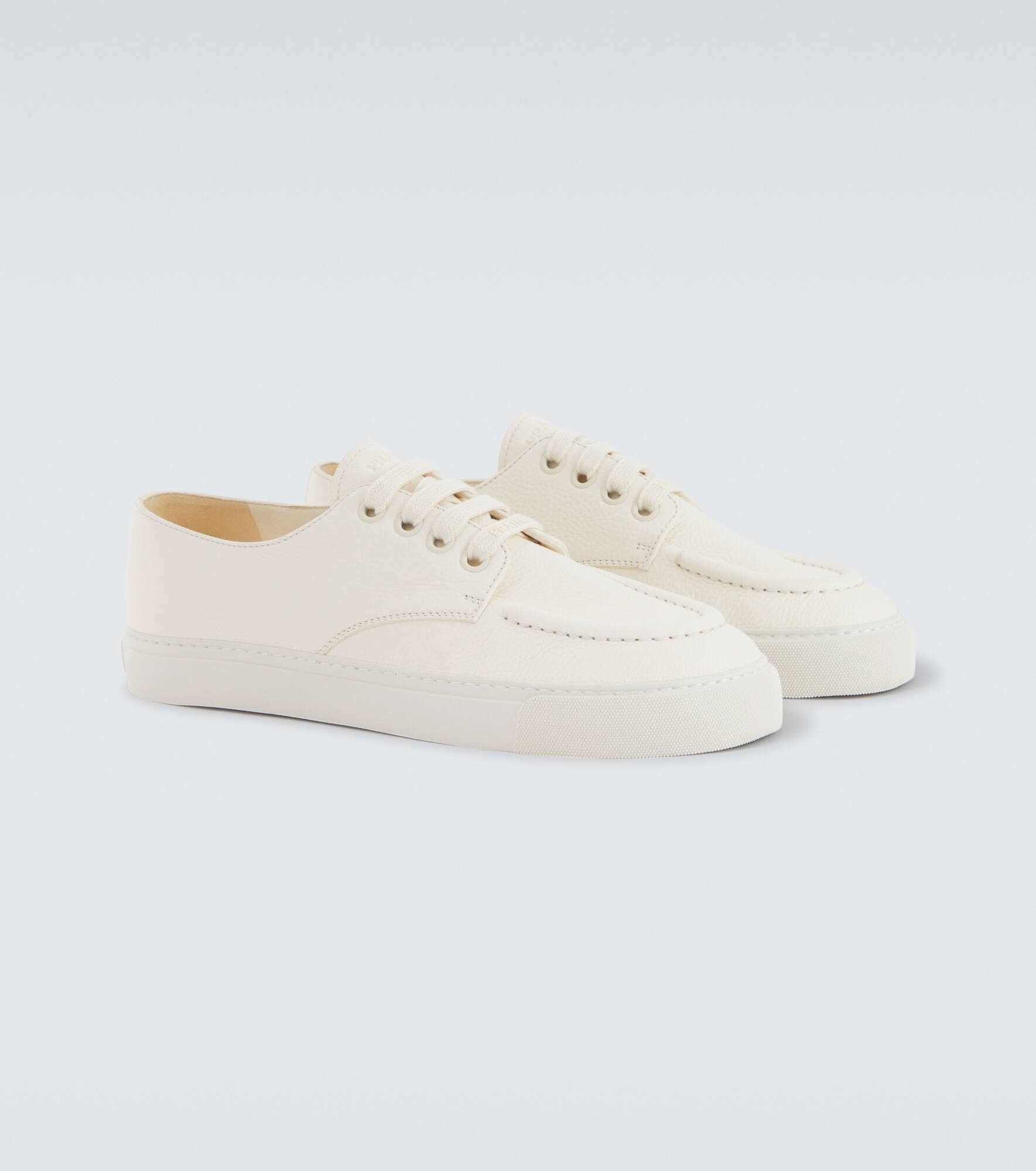 Suede low-top sneakers - 5