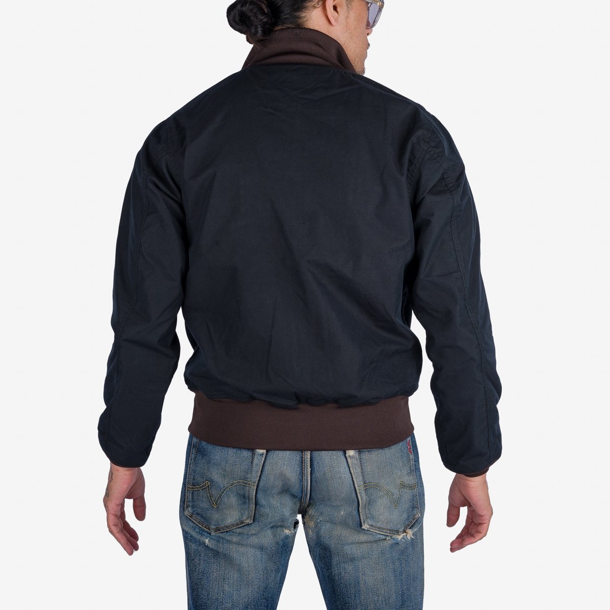 IHJ-130-BLK-NP Reversible Tanker Jacket - Black - 3