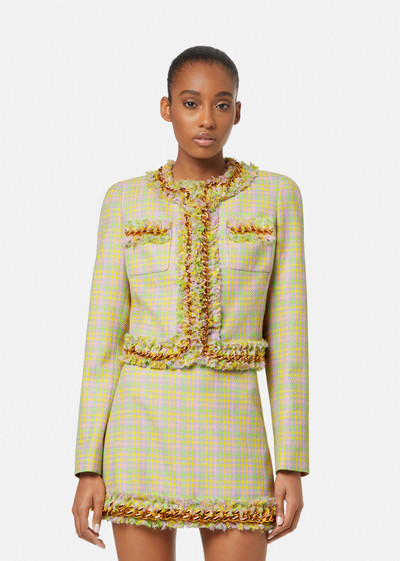 VERSACE Tweed Chain Jacket outlook