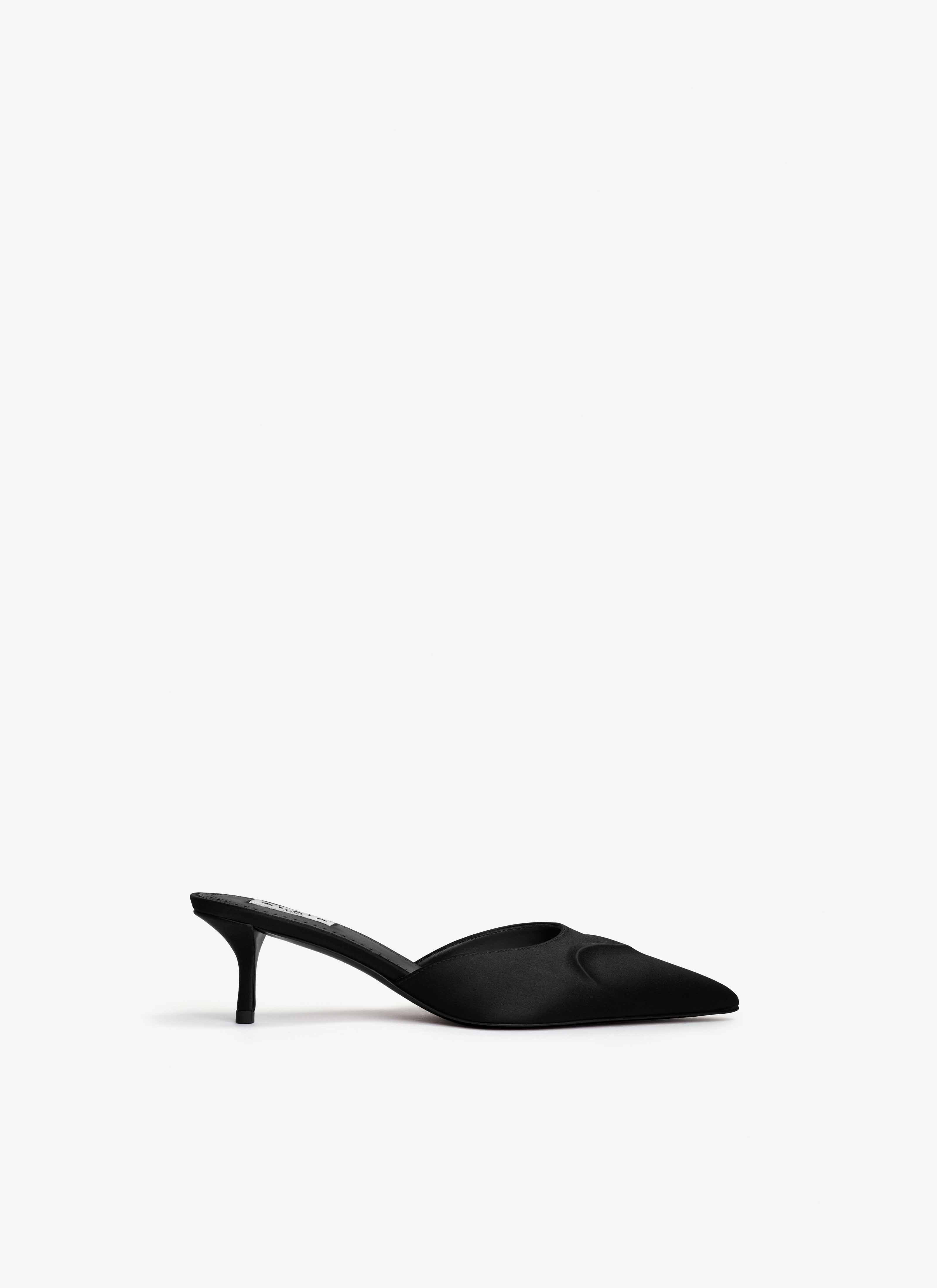 LE CŒUR 3D MULES IN SATIN - 1