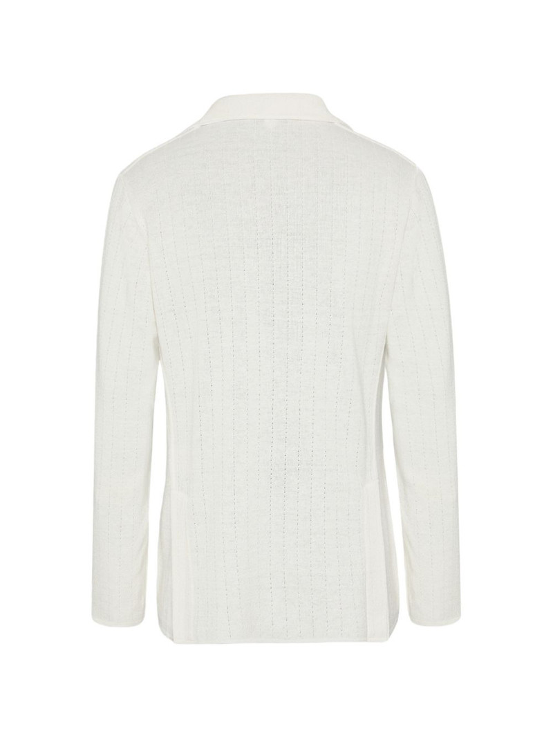 LARDINI notched-lapel single-breasted blazer outlook