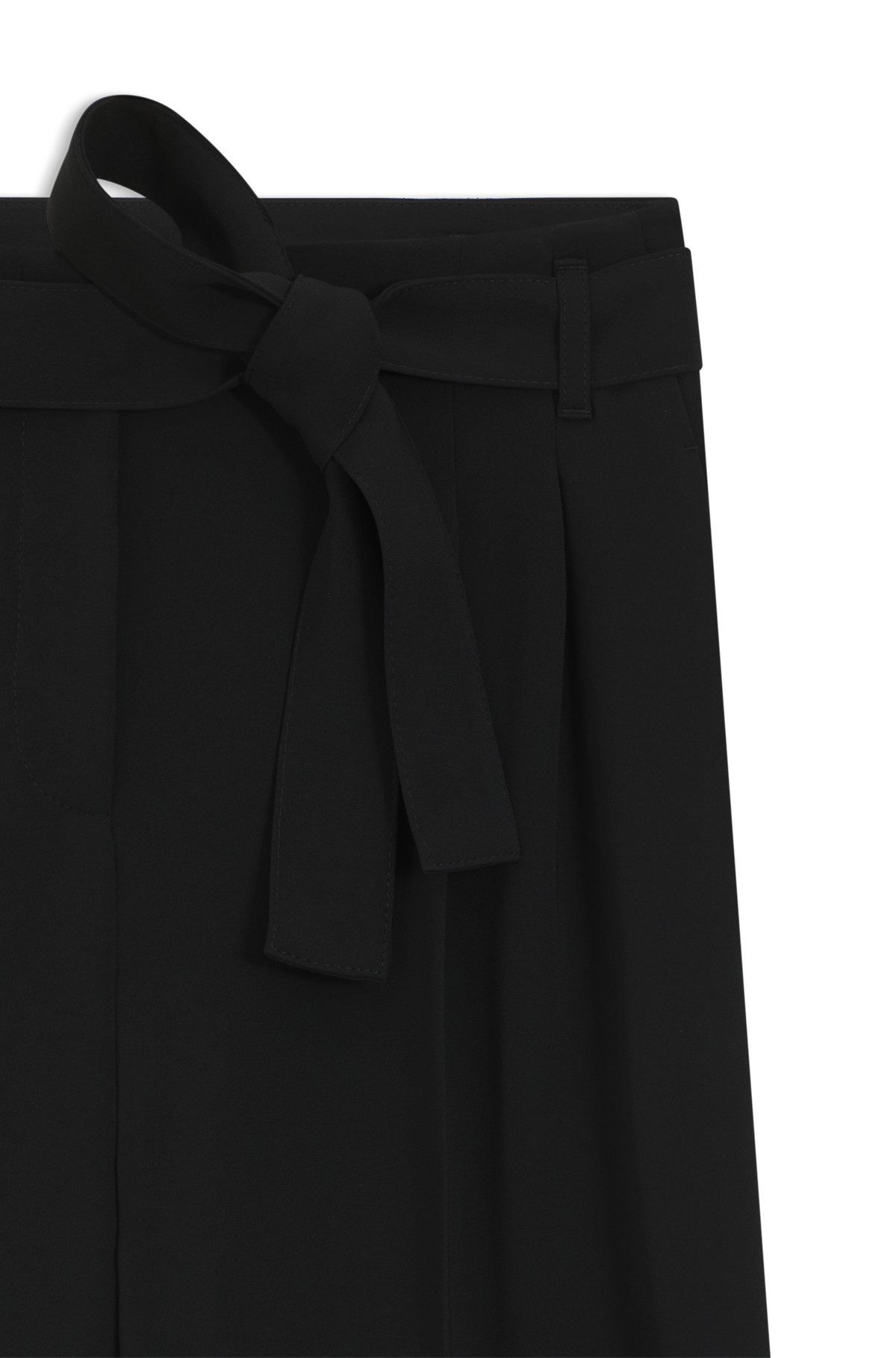 RELAXED-FIT TROUSERS IN CREASE-RESISTANT JAPANESE CREPE - 6
