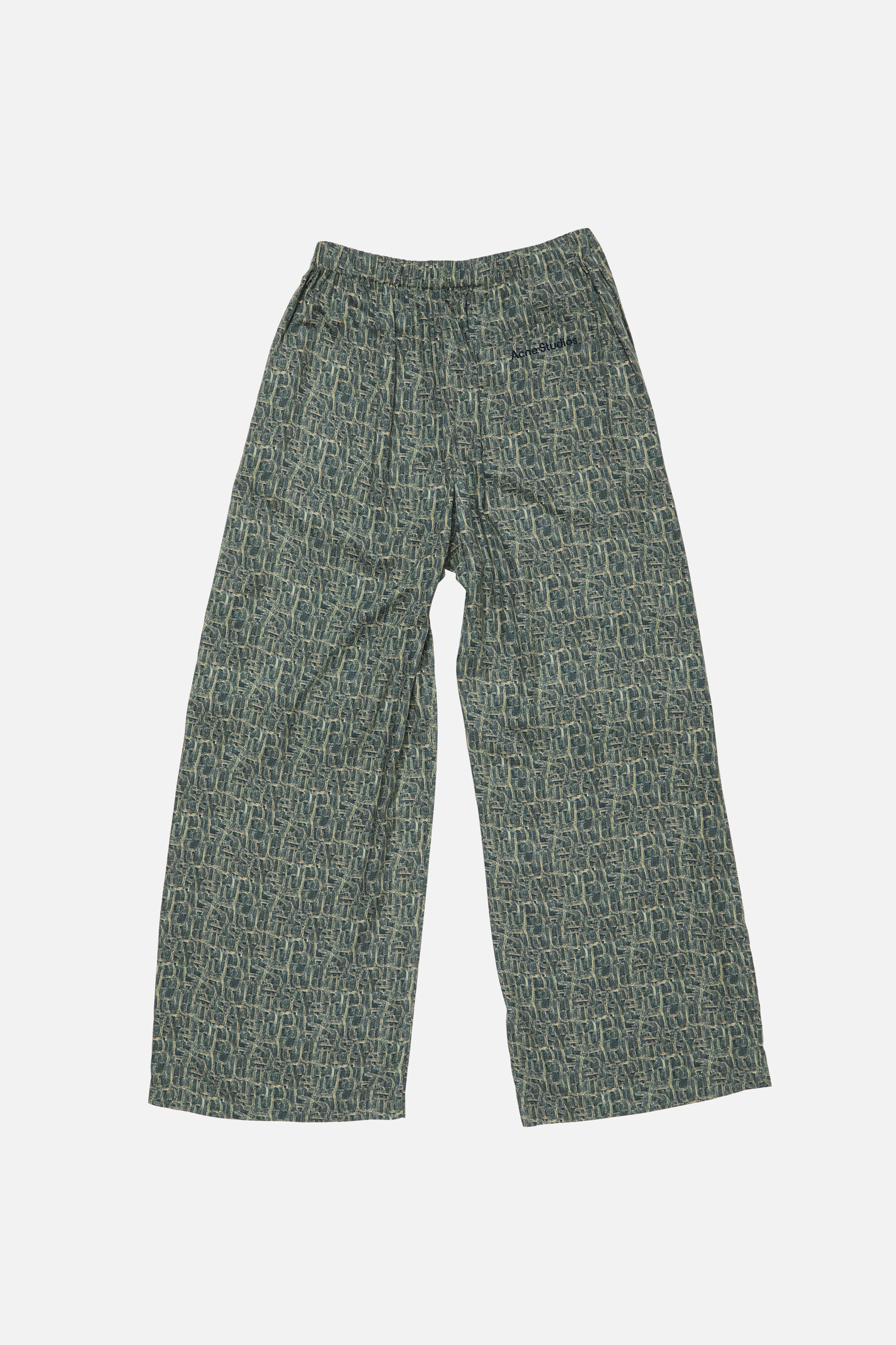 Monogram trousers - Blue multi - 7