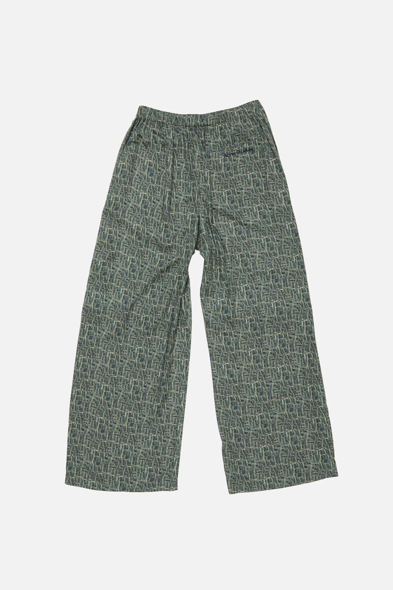 Monogram trousers - Blue multi 7