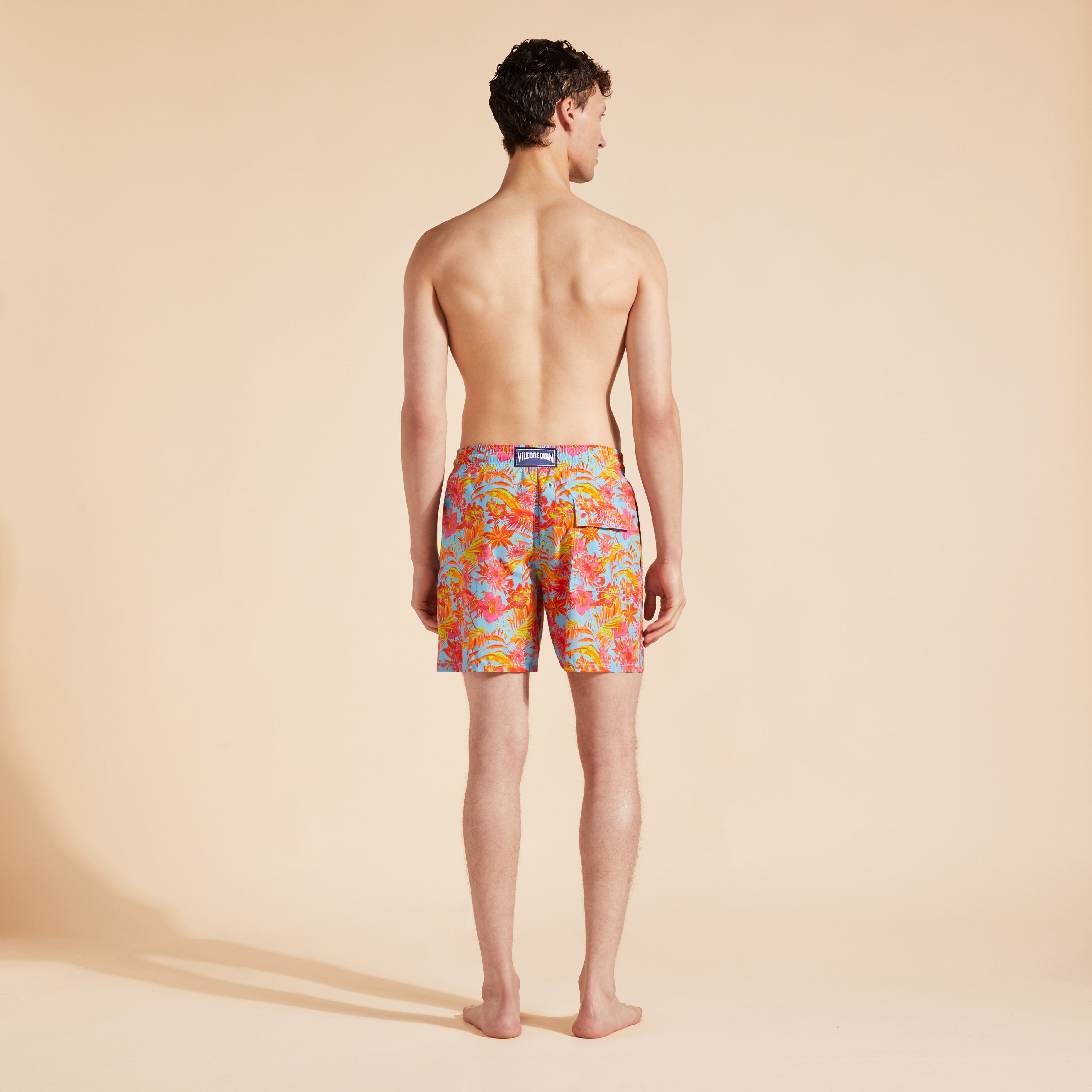 Men Swim Trunks Tahiti Flowers - 2