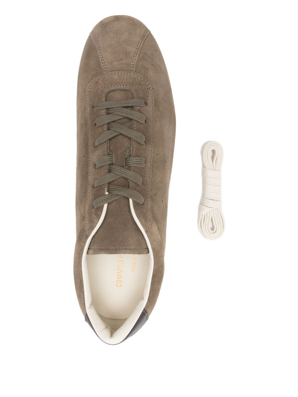 suede leather sneakers - 4