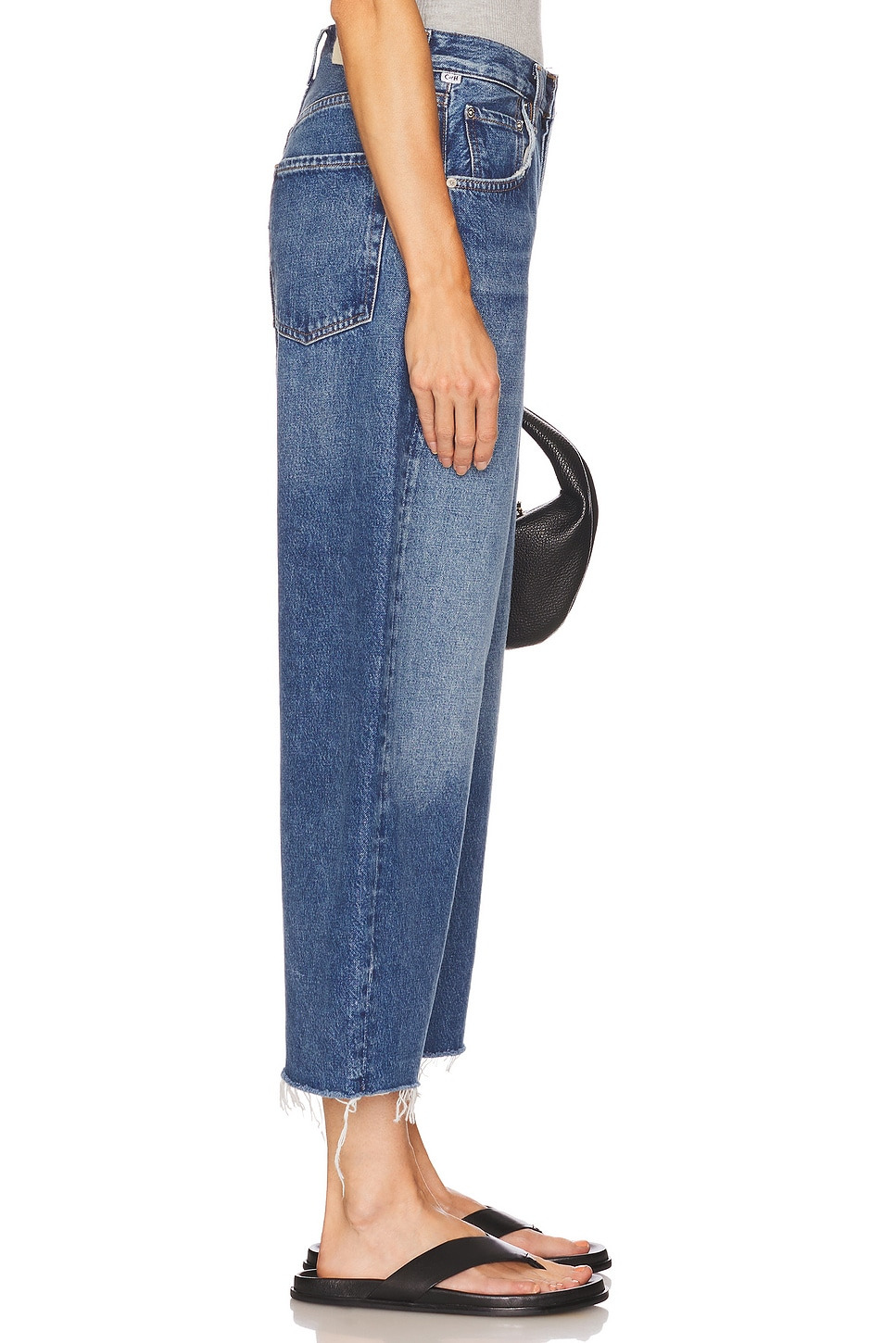 Ayla Undone Hem Crop - 3