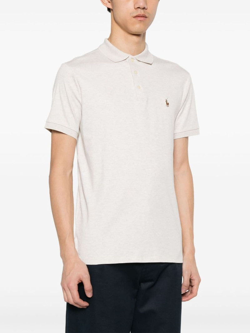 Polo Pony-embroidered cotton polo shirt 3