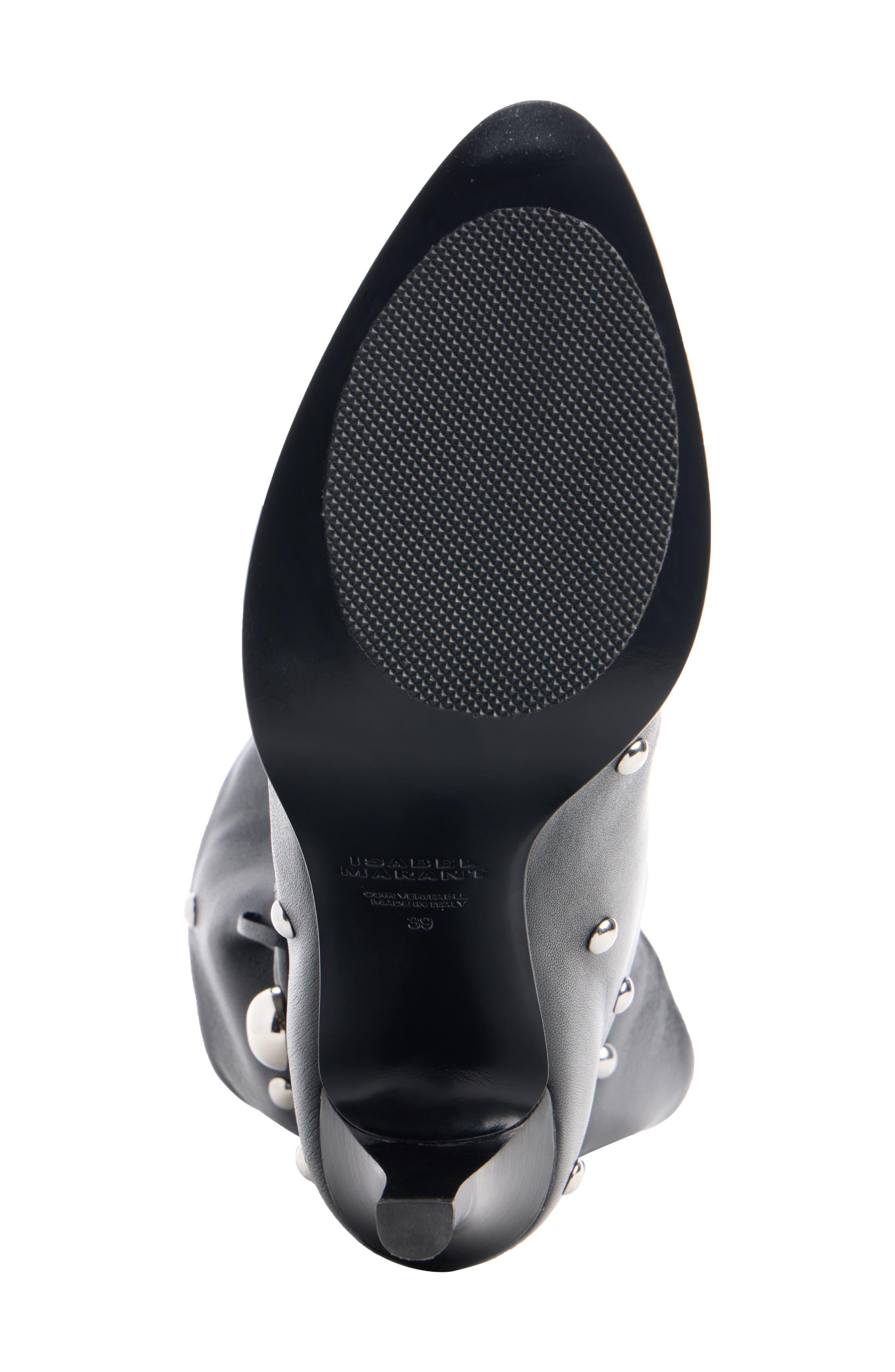 Isabel Marant Lolya Studded Bootie in Black/Silver at Nordstrom - 5