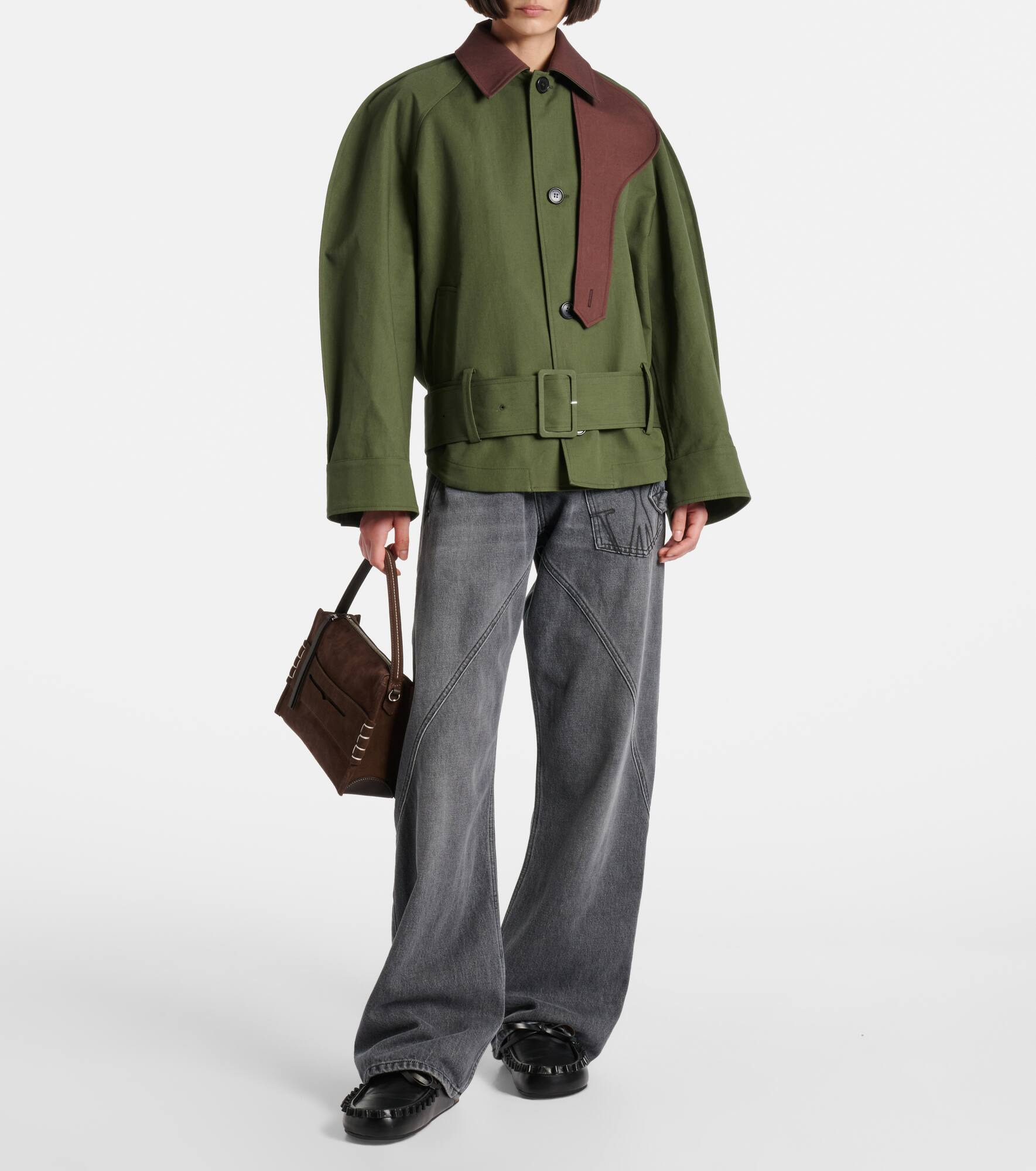 Cotton asymmetric jacket - 2