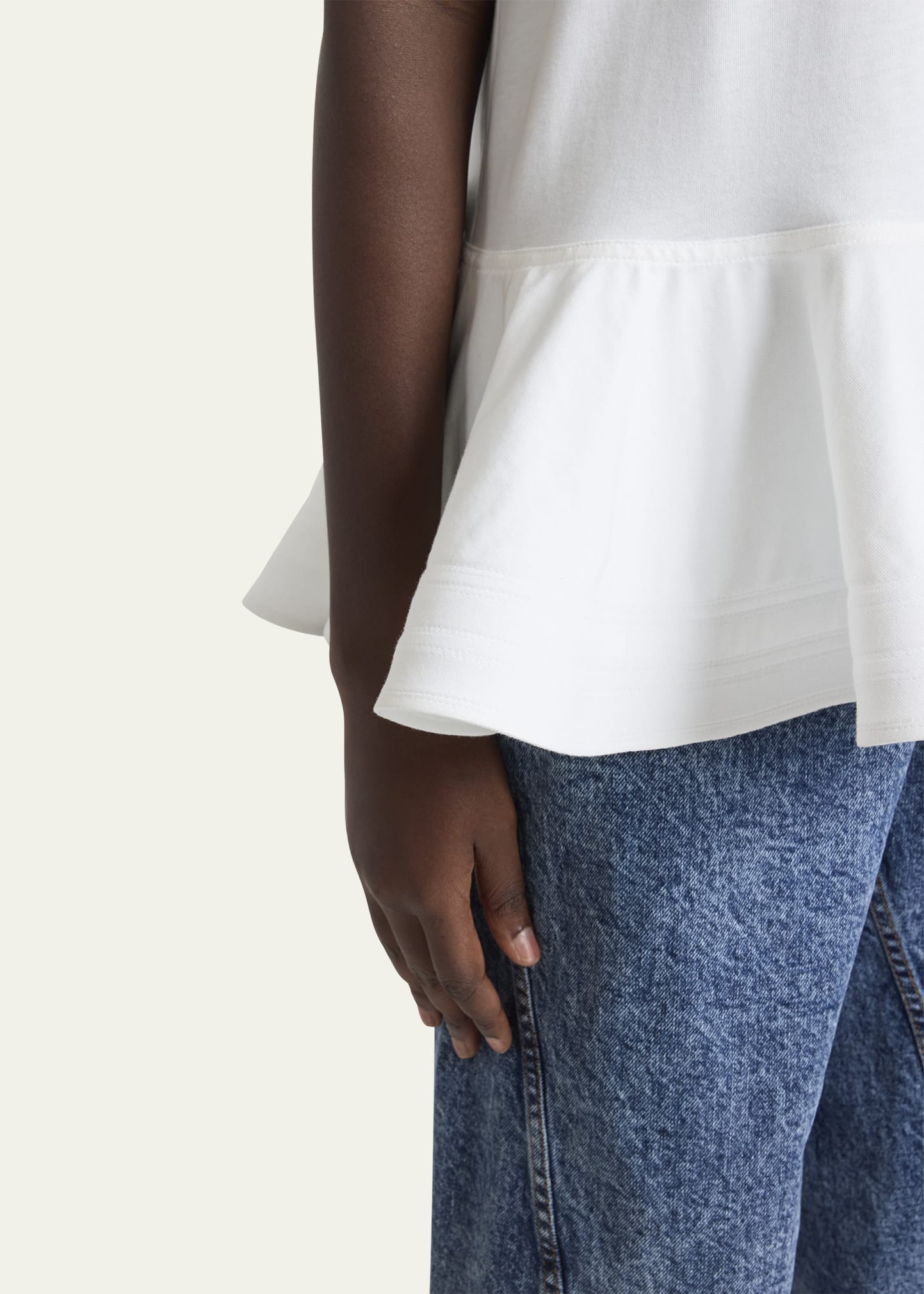 Short-Sleeve Peplum T-Shirt - 5