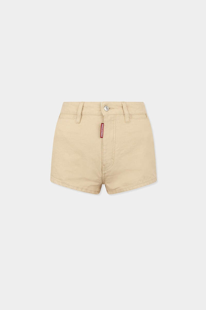 OXFORD DENIM HIGH WAIST HOT PANTS 1