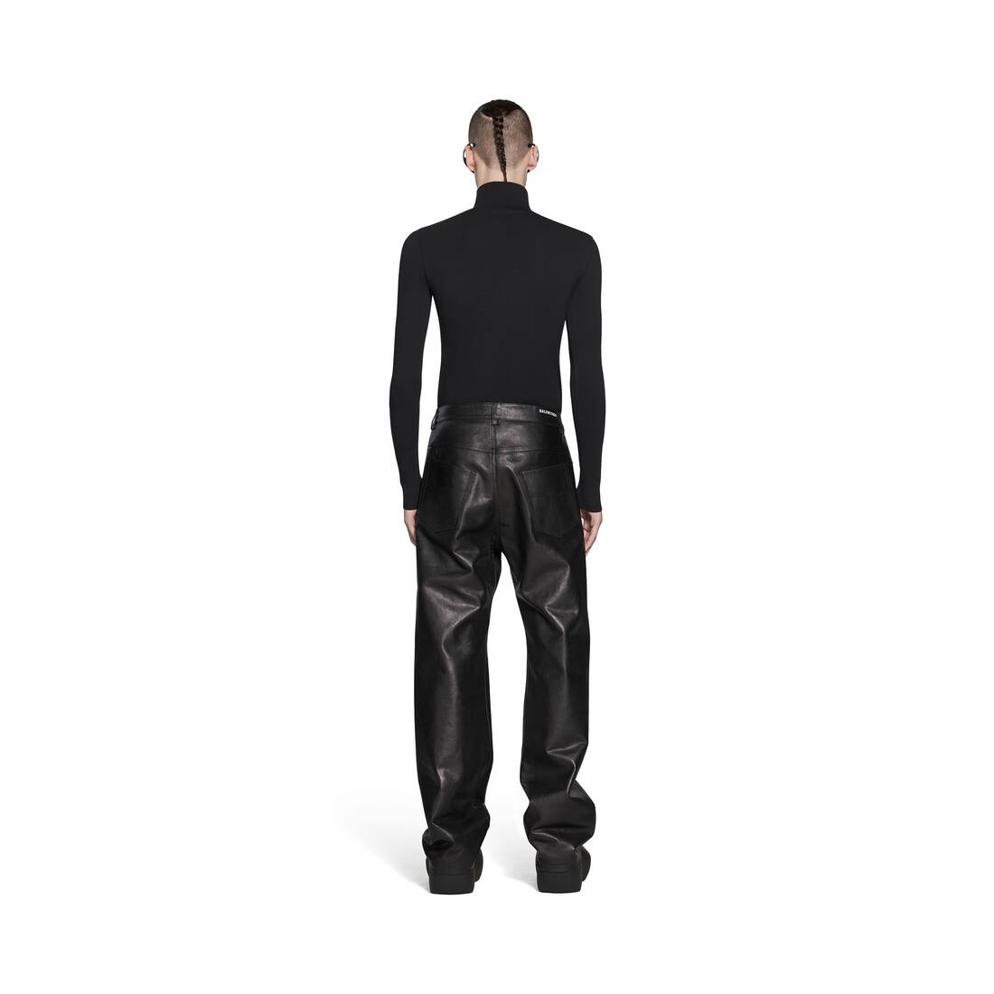 Medium Fit Pants in Black - 4