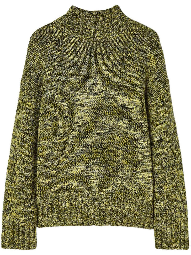 roll-neck speckle wool jumper 1