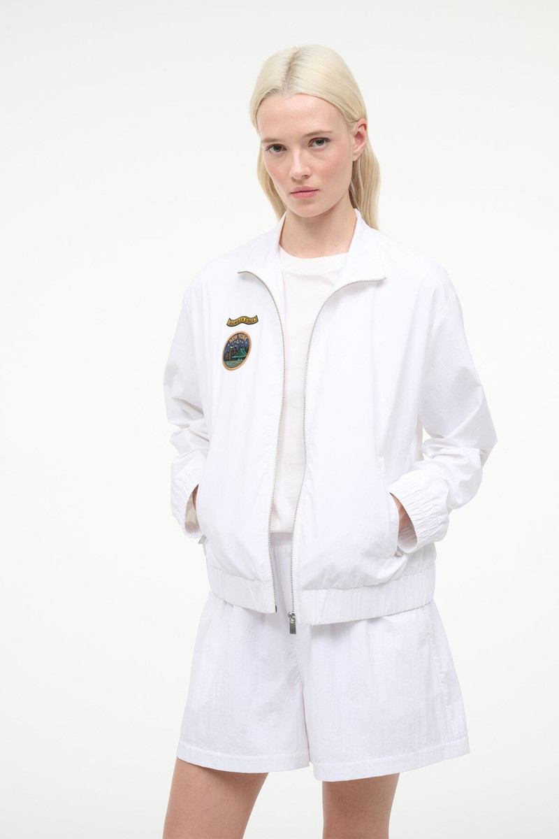 STAUD ARRIVAL JACKET WHITE 1