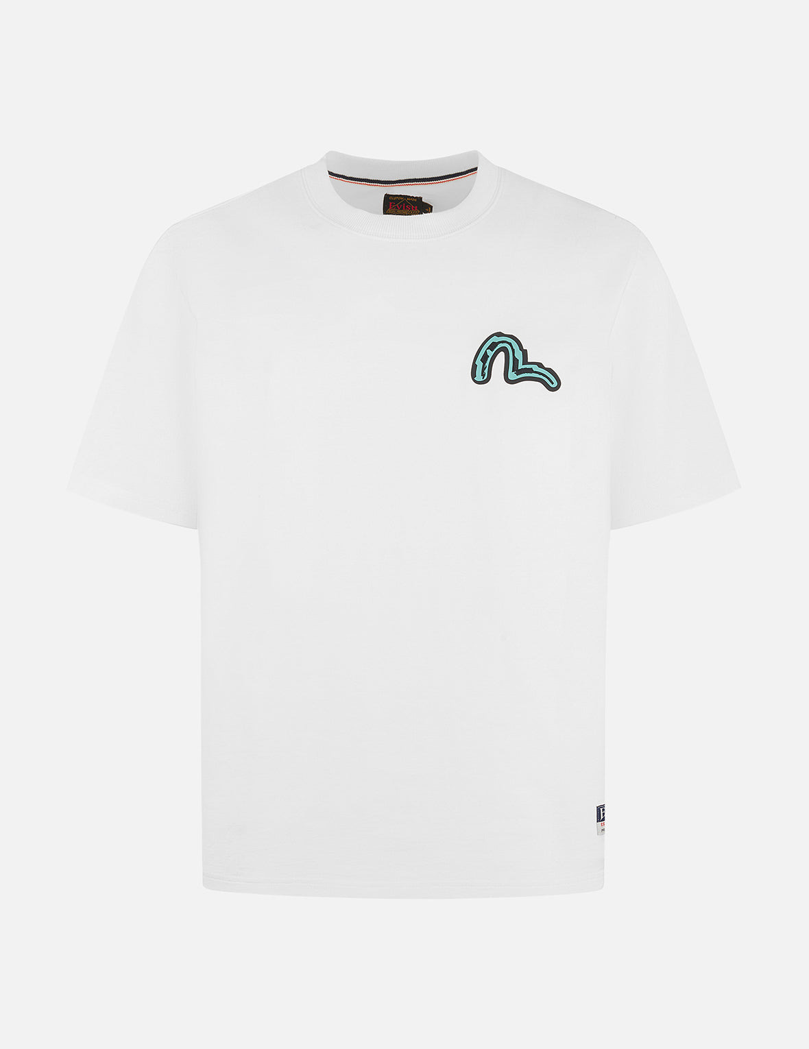 Seagull and Daruma Totem Print Regular Fit T-shirt - 2