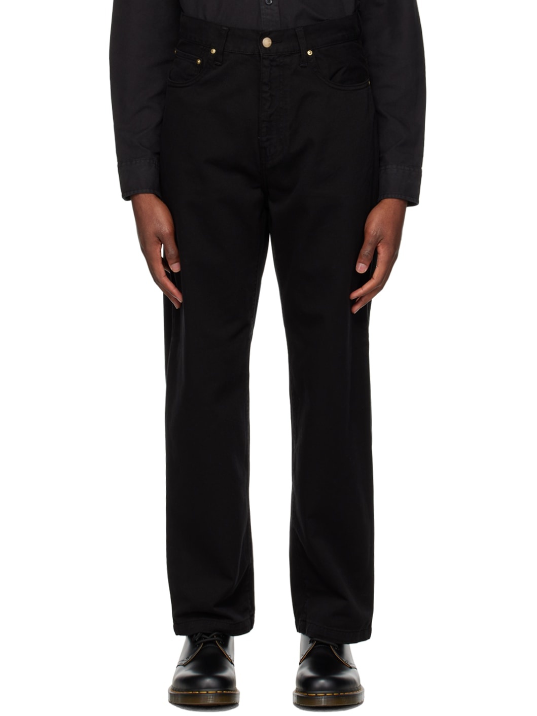 Black Derby Trousers - 1