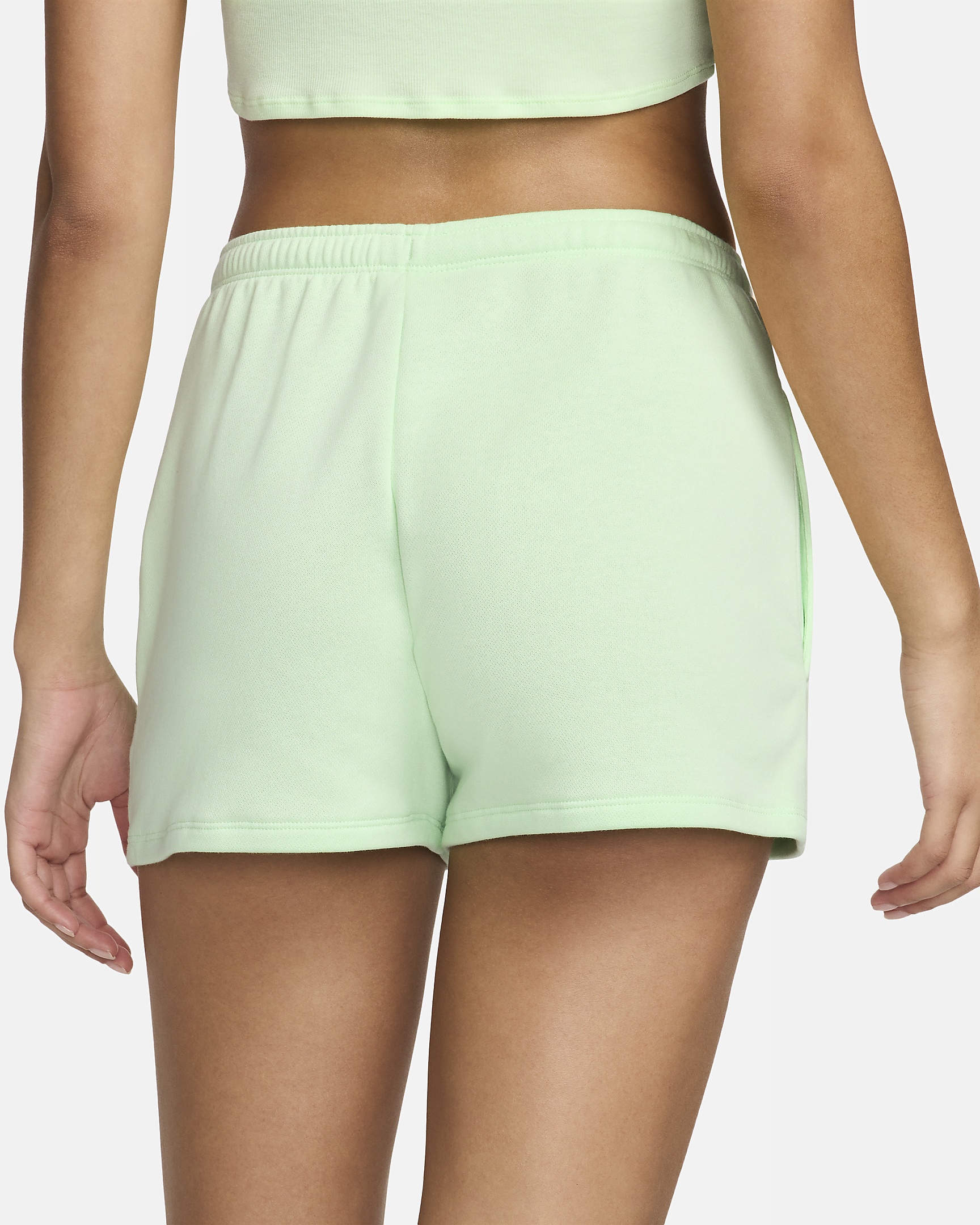 Women's Nike Sportswear Chill Terry High-Waisted Slim 2" French Terry Shorts - 3
