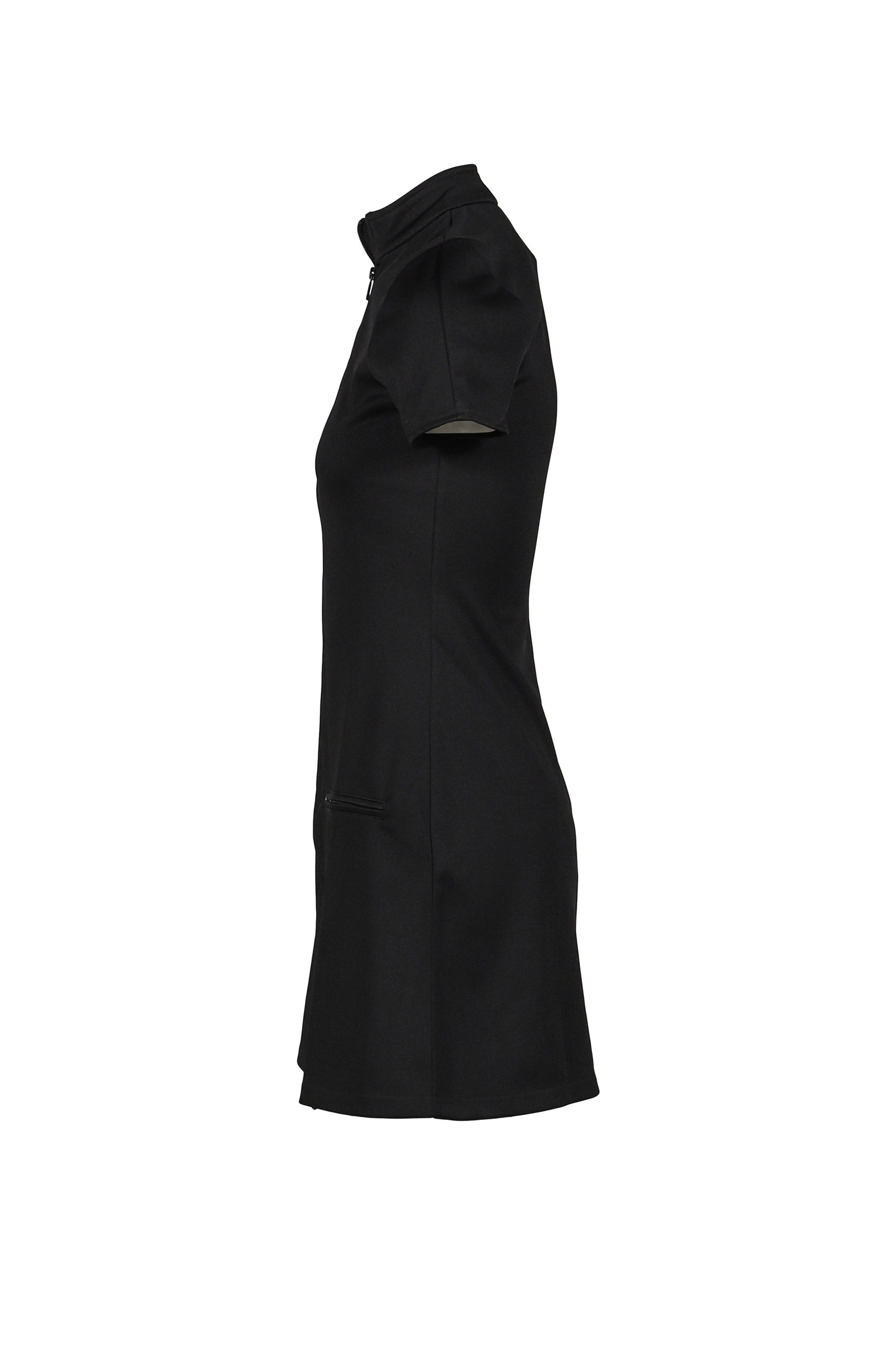 INTERLOCK TRACKSUIT MINI DRESS / BLK - 3