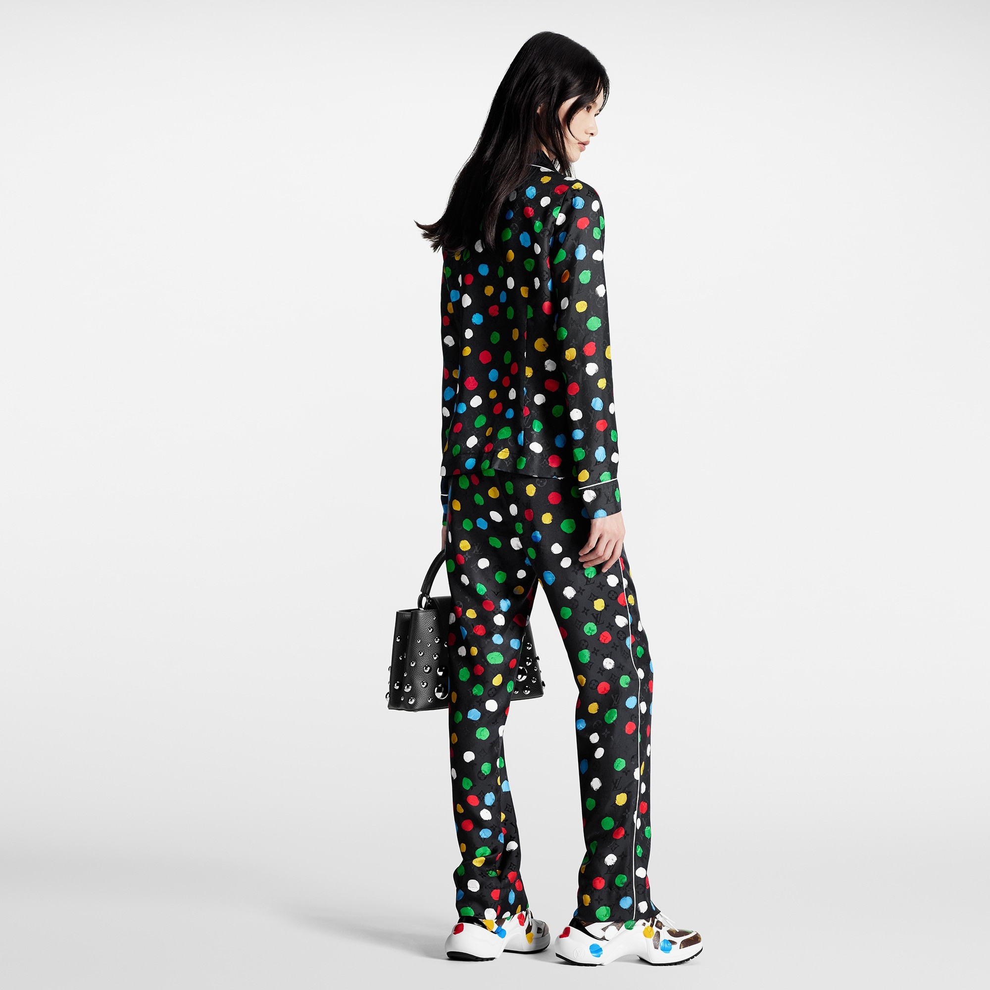 LV x YK Painted Dots Pajama Pants - 3