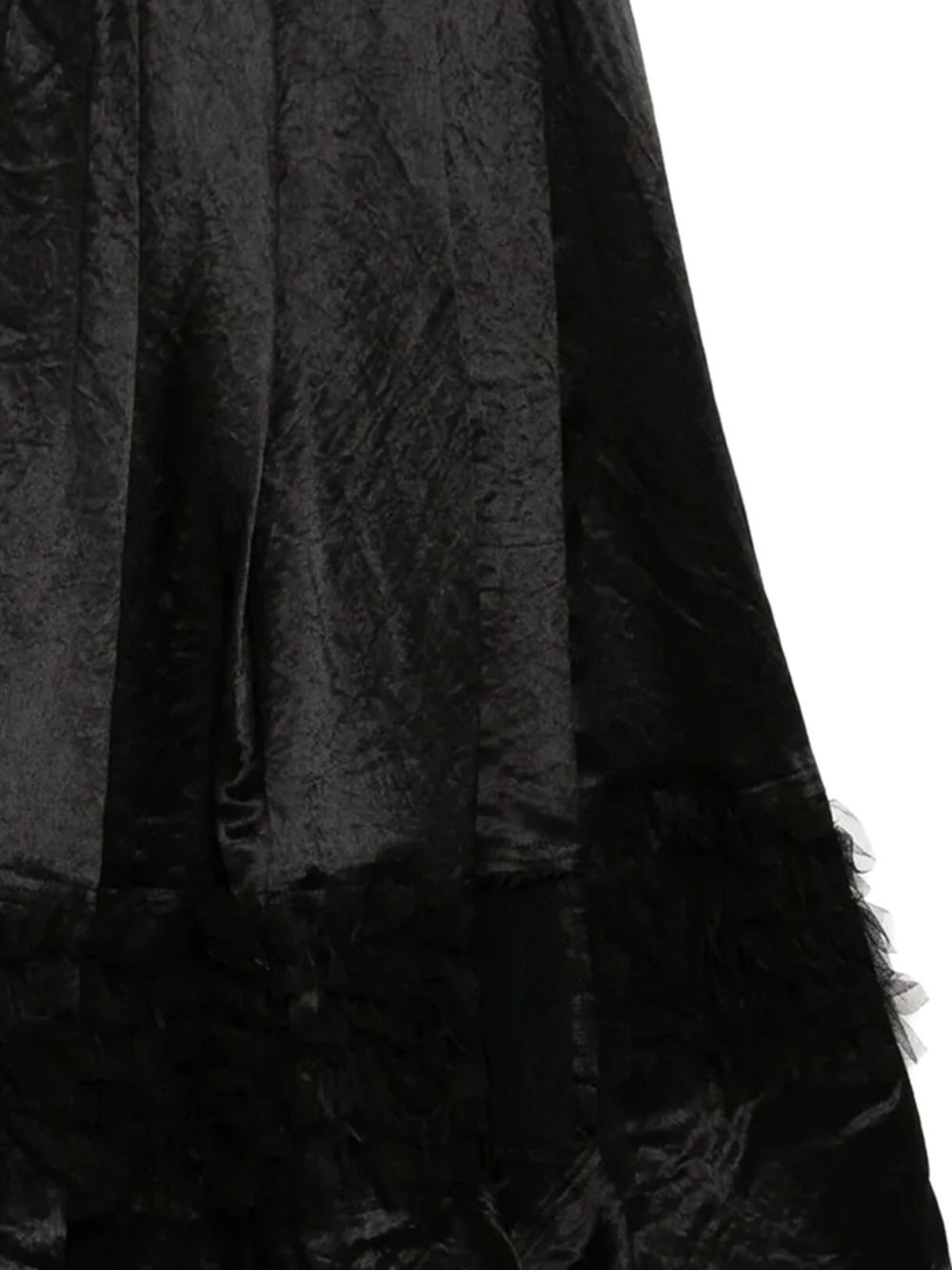ruffled satin skirt - 2
