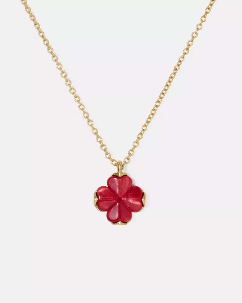 Spade Flower Mini Pendant - 1