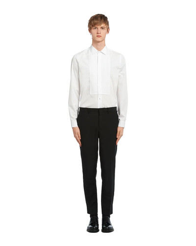 Prada Poplin tuxedo shirt outlook