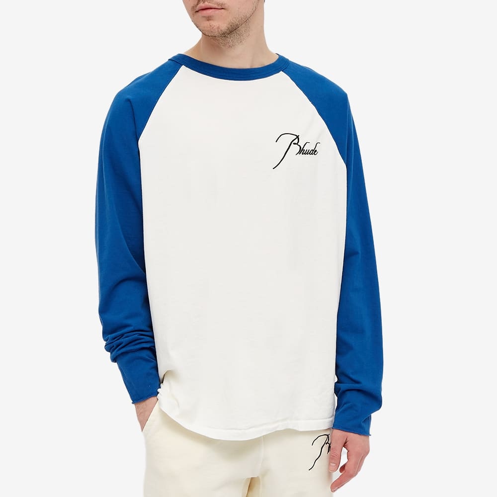 Rhude Long Sleeve Raglan Tee - 4