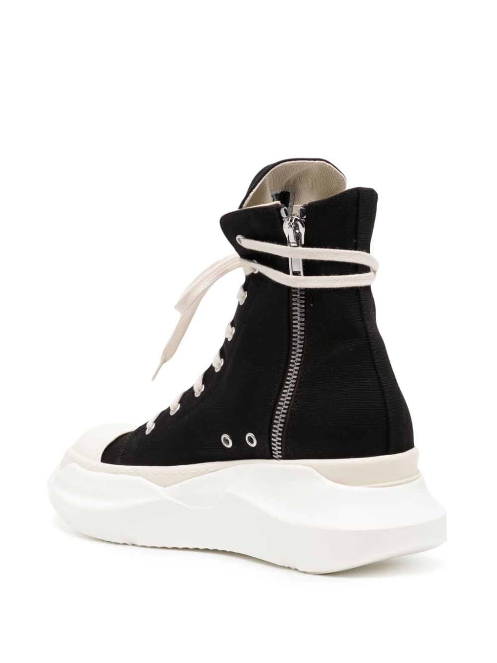 star-embroidered lace-up sneakers - 3