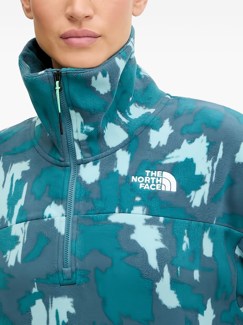 half-zip patterned sweatshirt 4