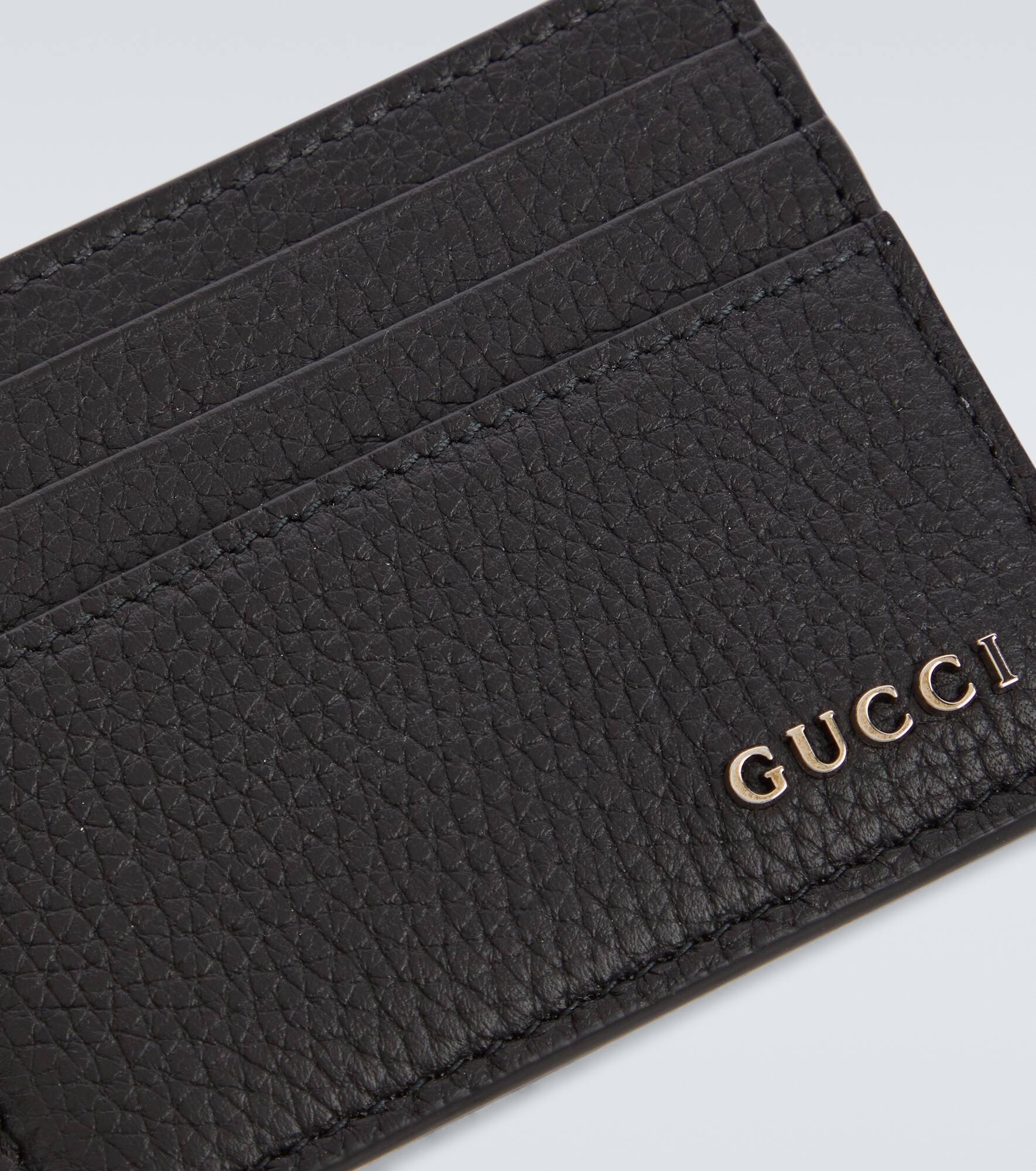 Logo leather card holder - 3