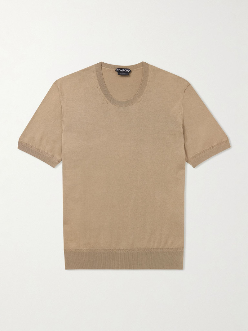 Cotton T-Shirt Beige 1