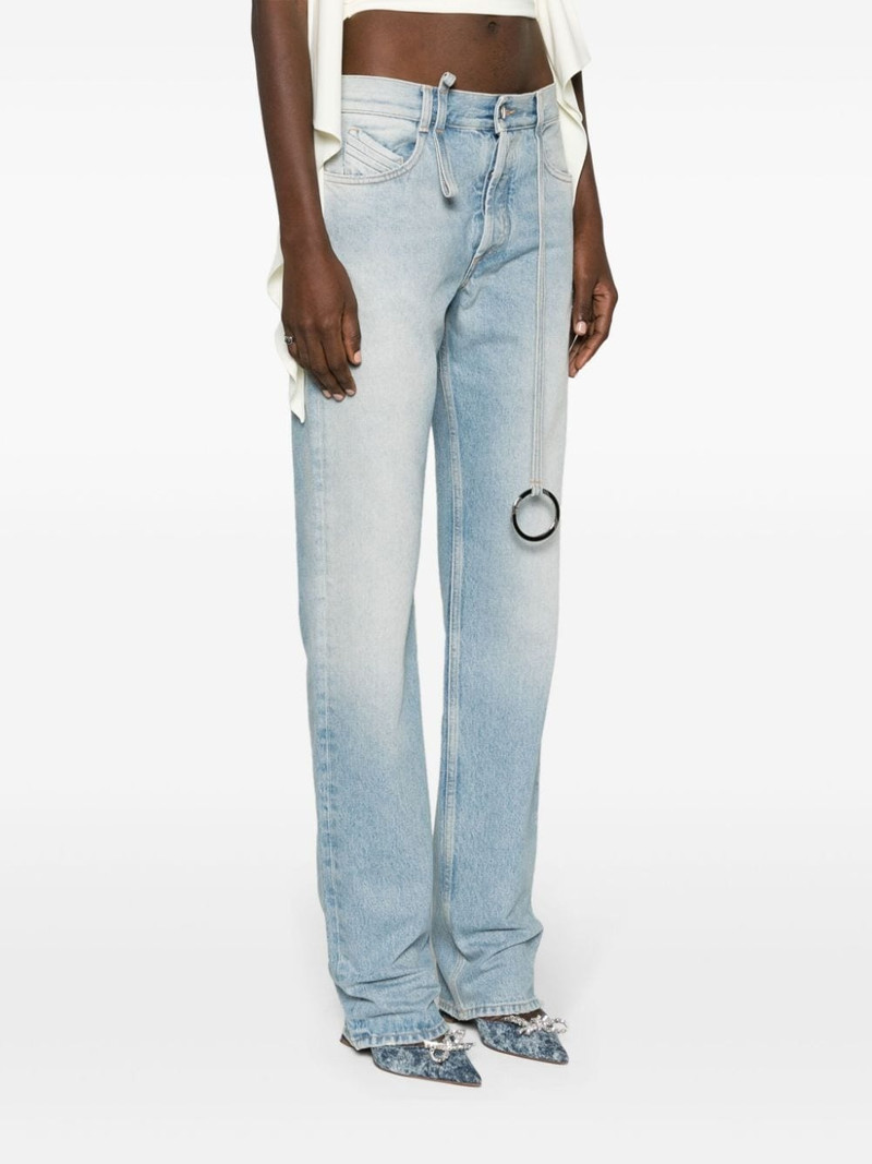 embellished low-rise tapered jeans 3