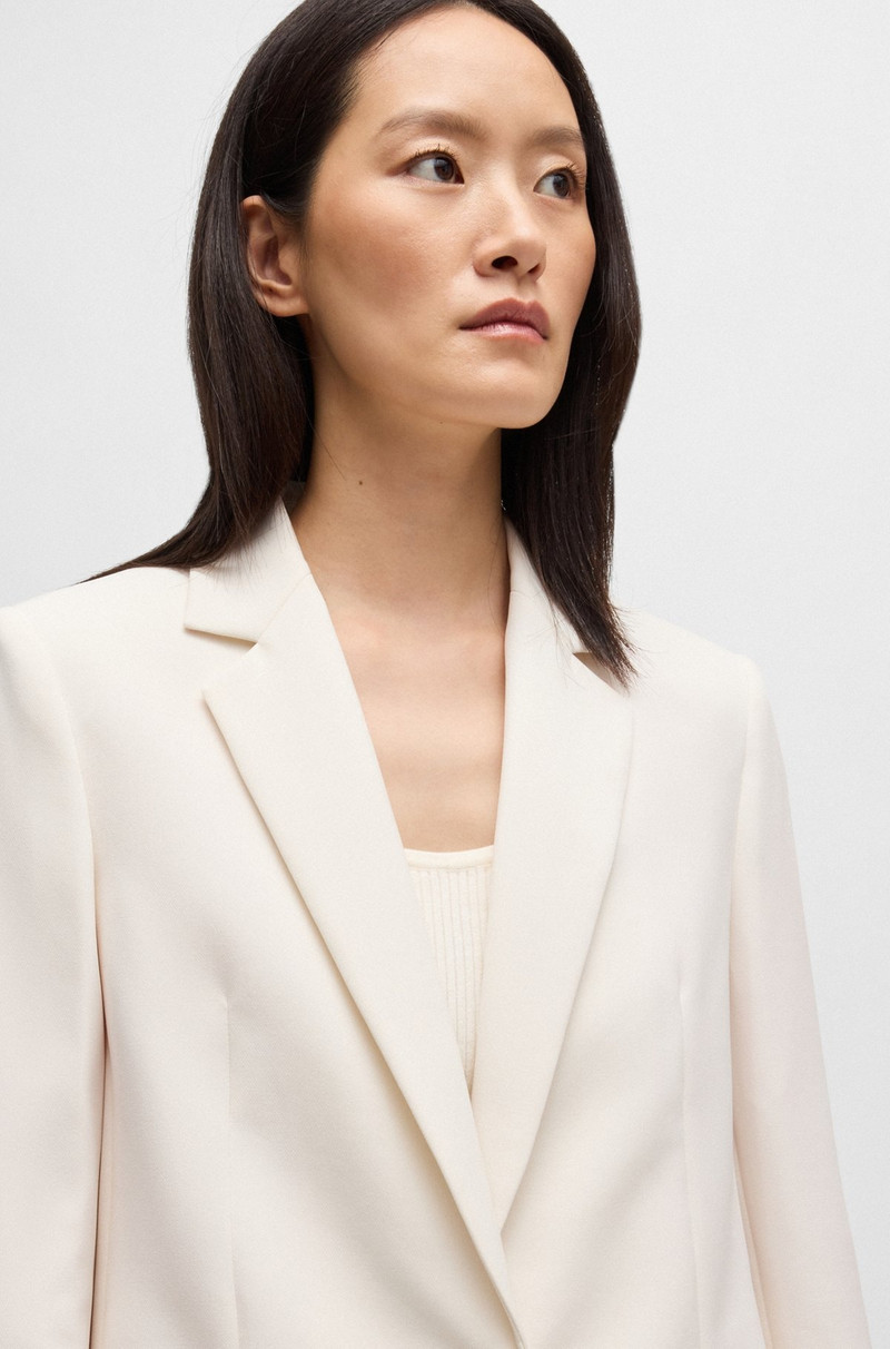 SINGLE-BREASTED JACKET IN STRETCH FABRIC 5