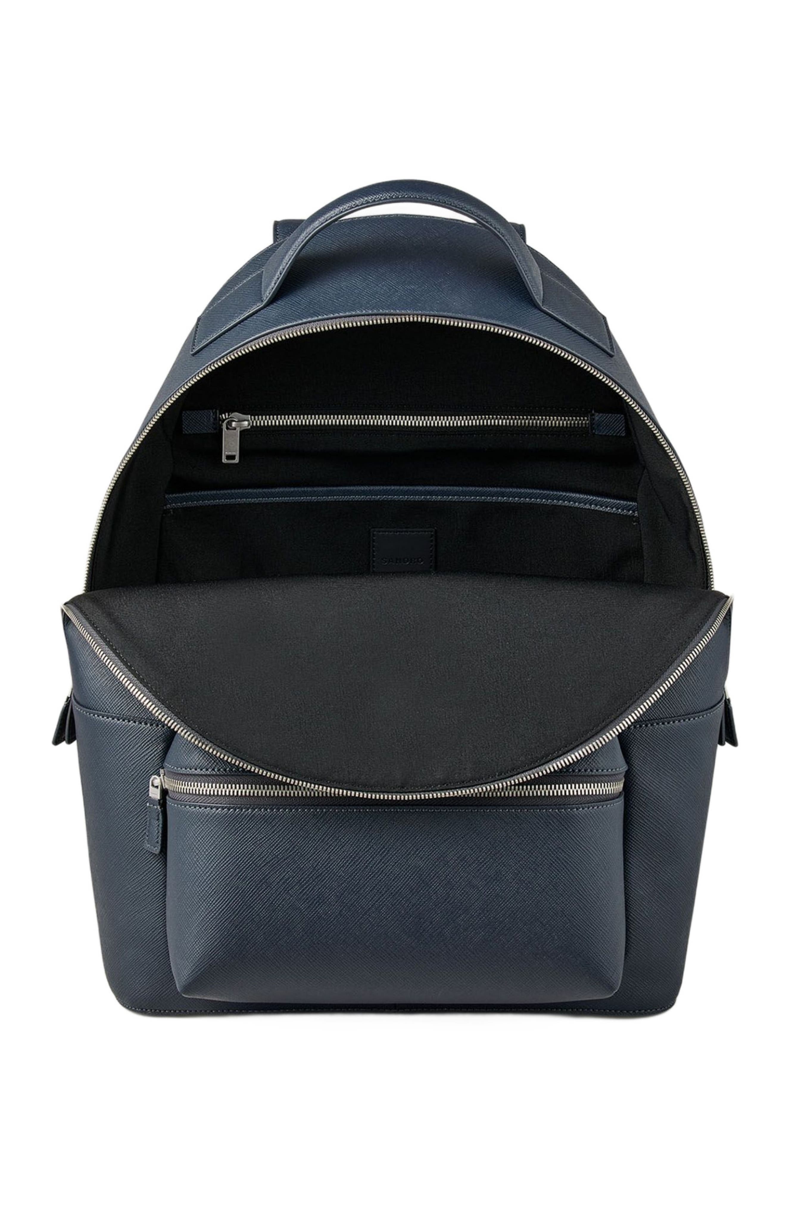 SANDRO Reconstituted leather rucksack in Fonte at Nordstrom - 4