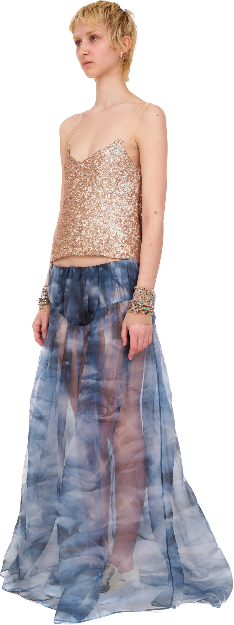 ROSE GOLD SEQUIN MEOW TOP 3