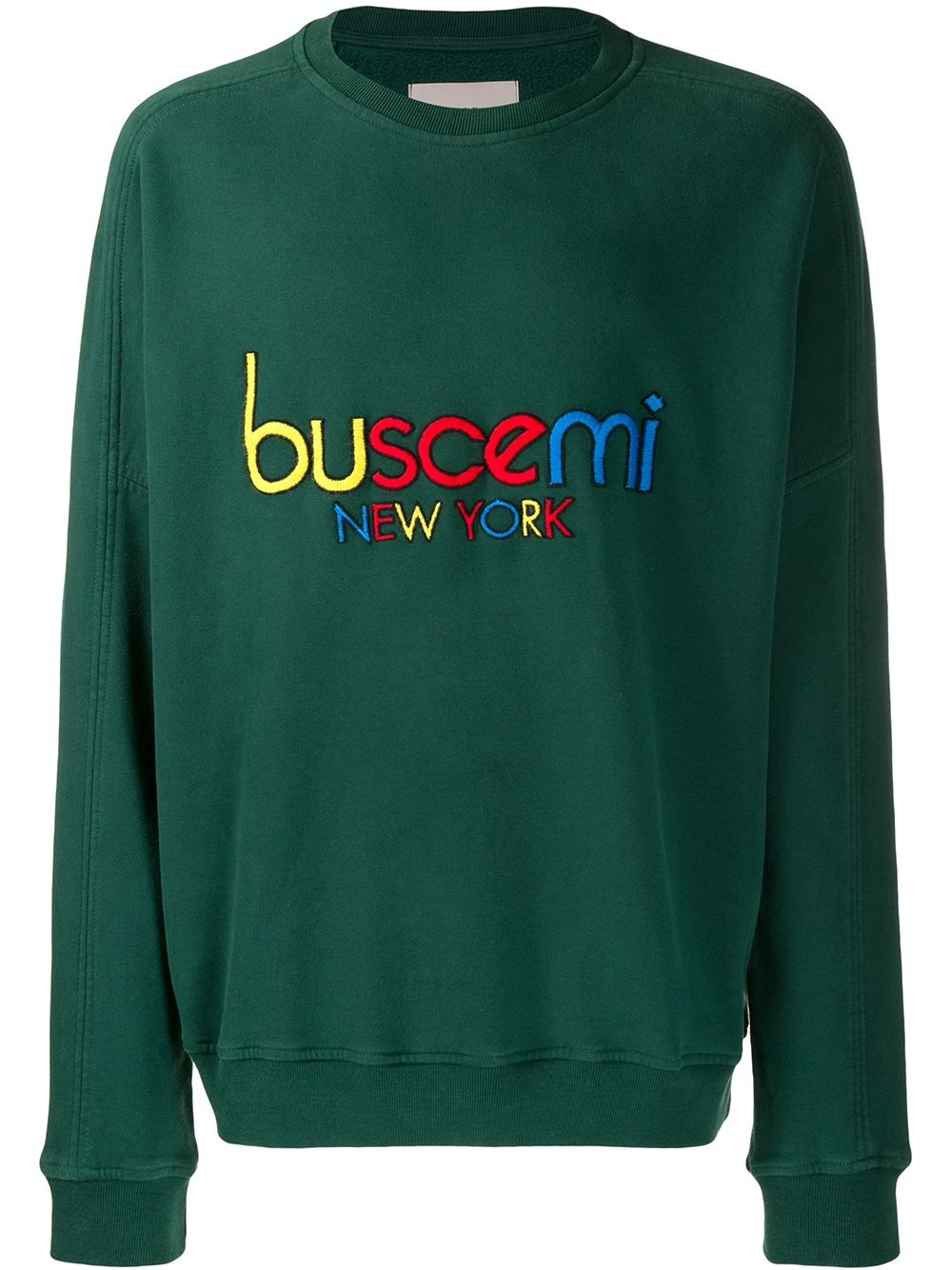 embroidered logo sweatshirt - 1