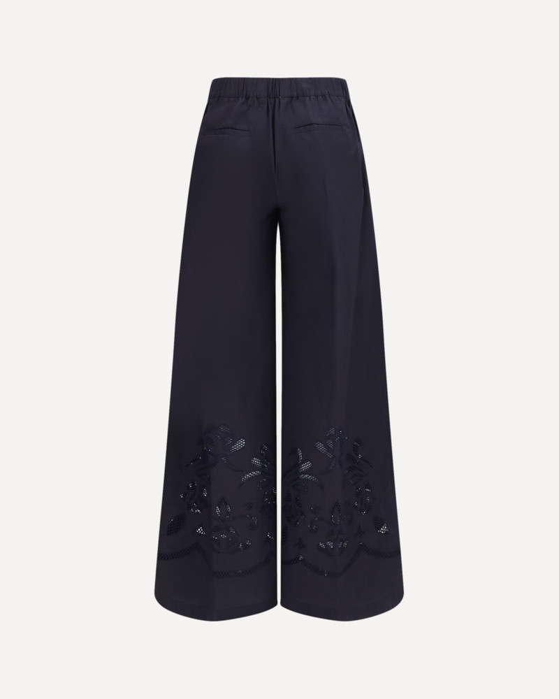forte_forte Embroidered cotton Pants outlook