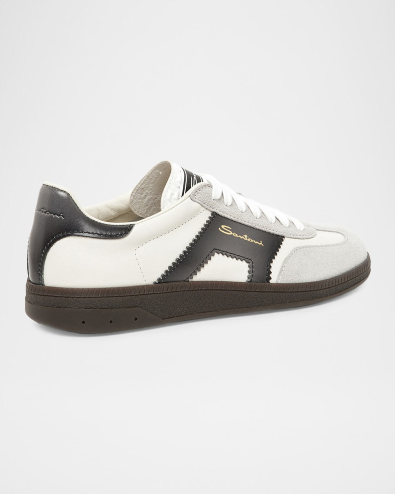 DBS Oly Mixed Leather Low-Top Sneakers 7