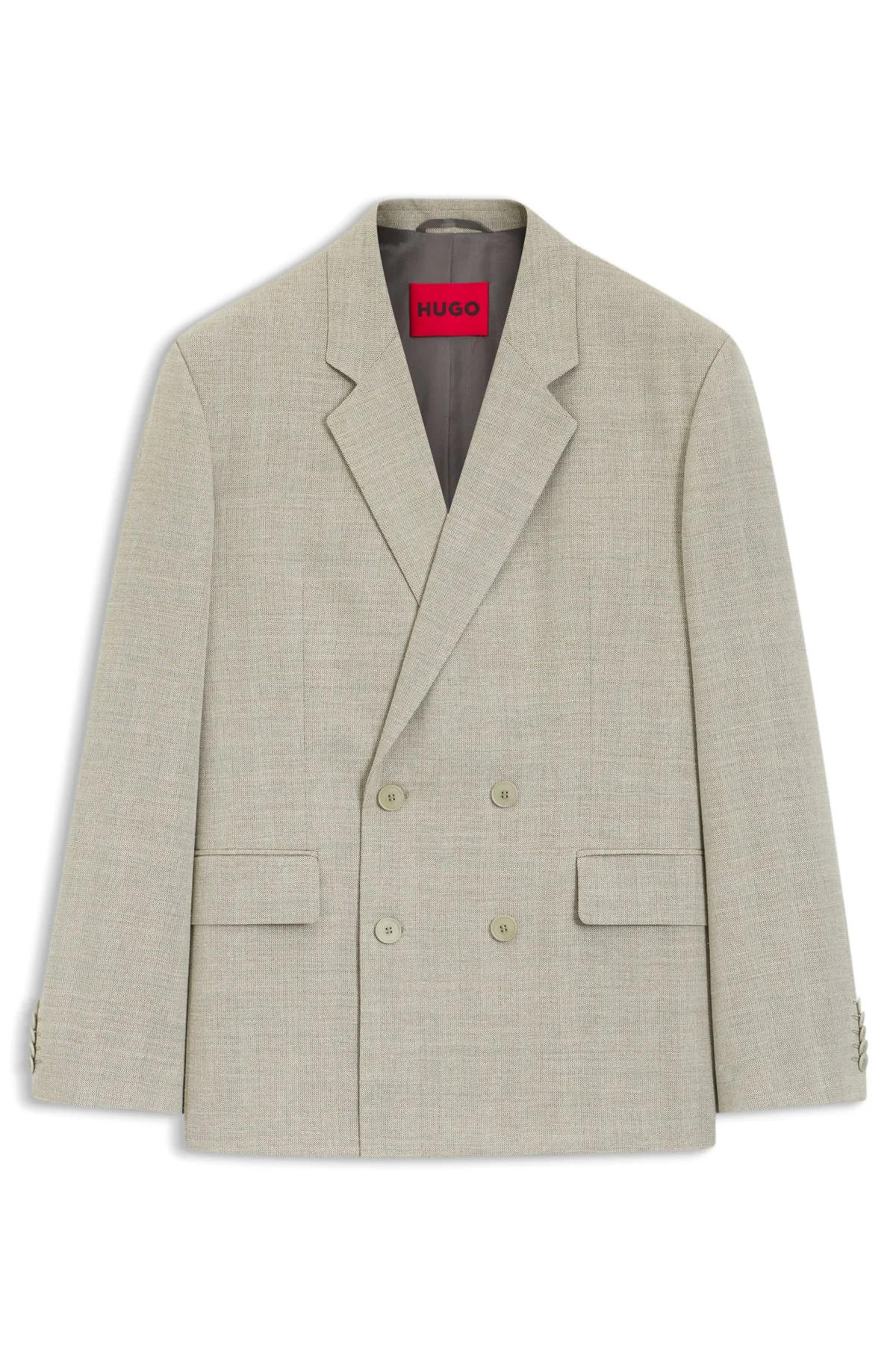 MODERN-FIT JACKET WITH HERRINGBONE WEAVE - 1