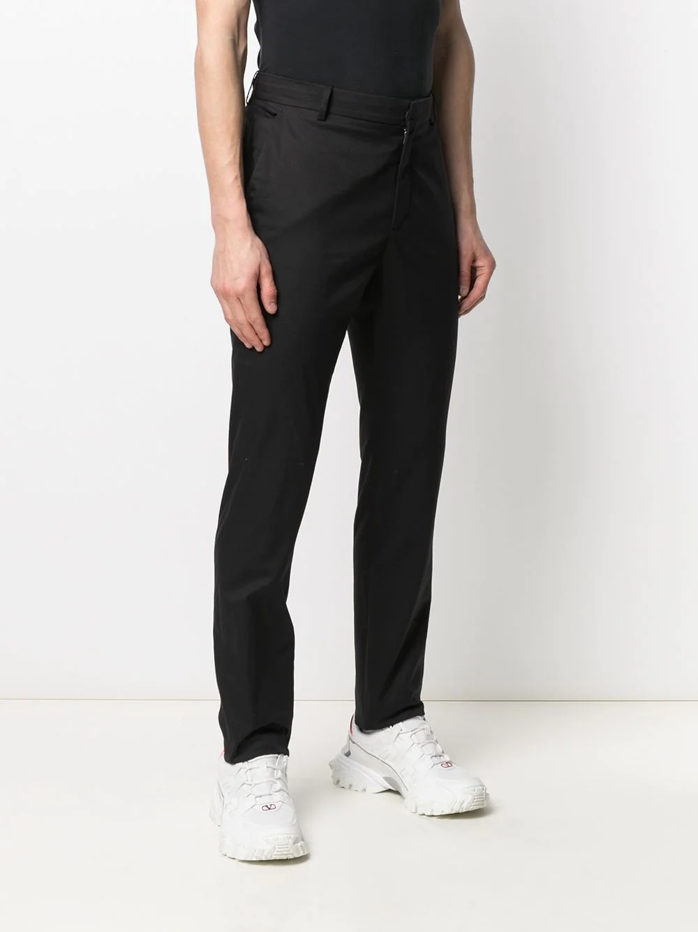 tailored straight-leg trousers - 3