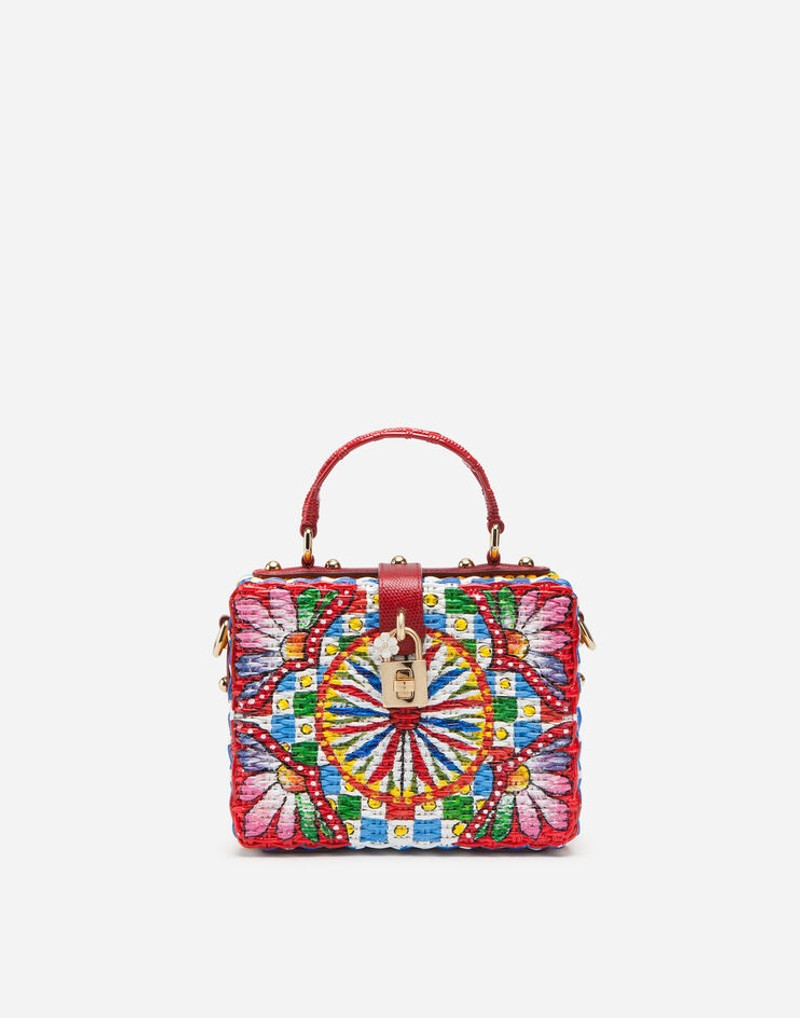 Painted wicker Dolce Box bag - 1
