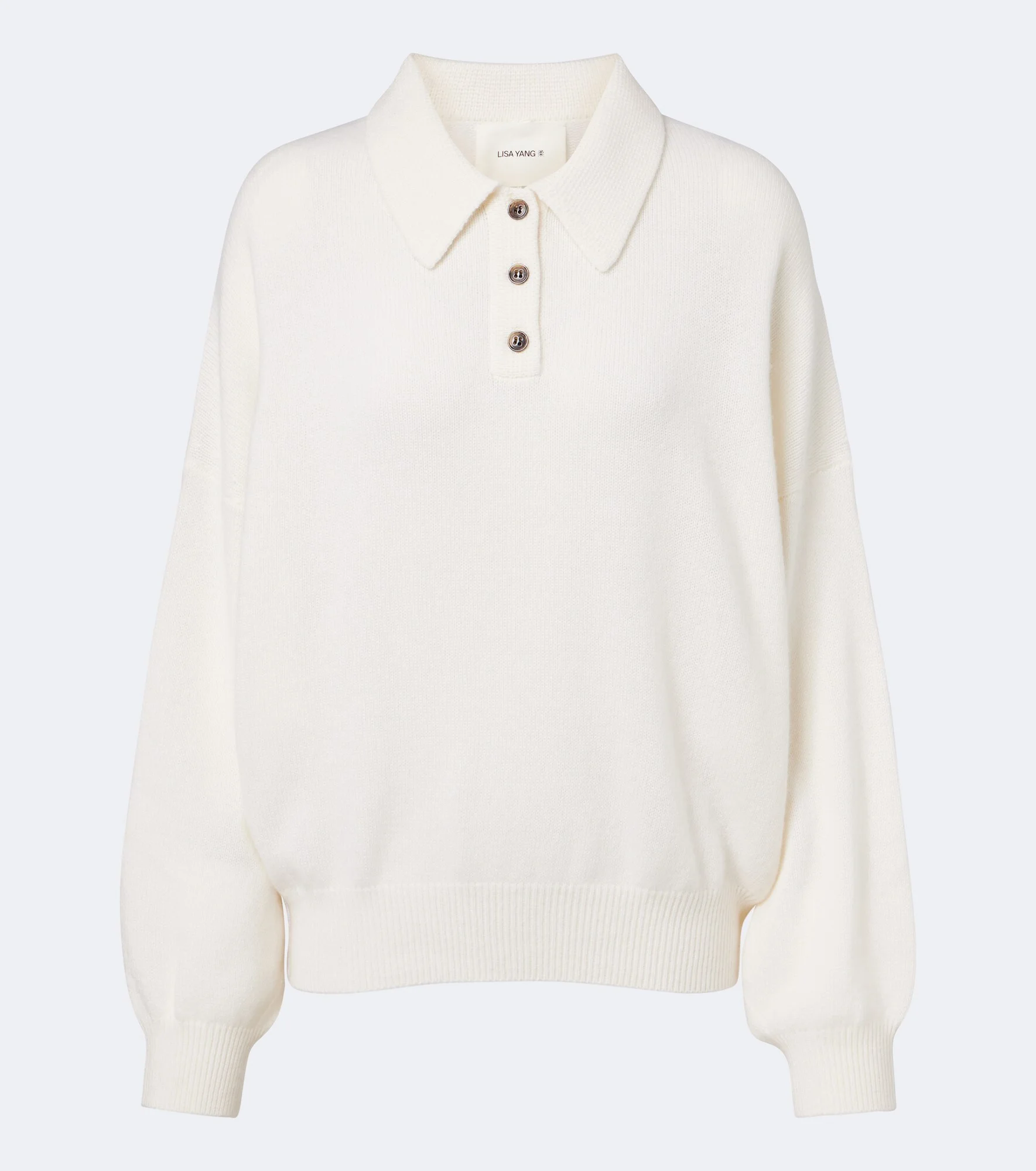 Etta cashmere polo sweater - 1